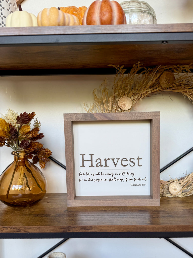 HARVEST -Galatians 6:9 (Cursive)