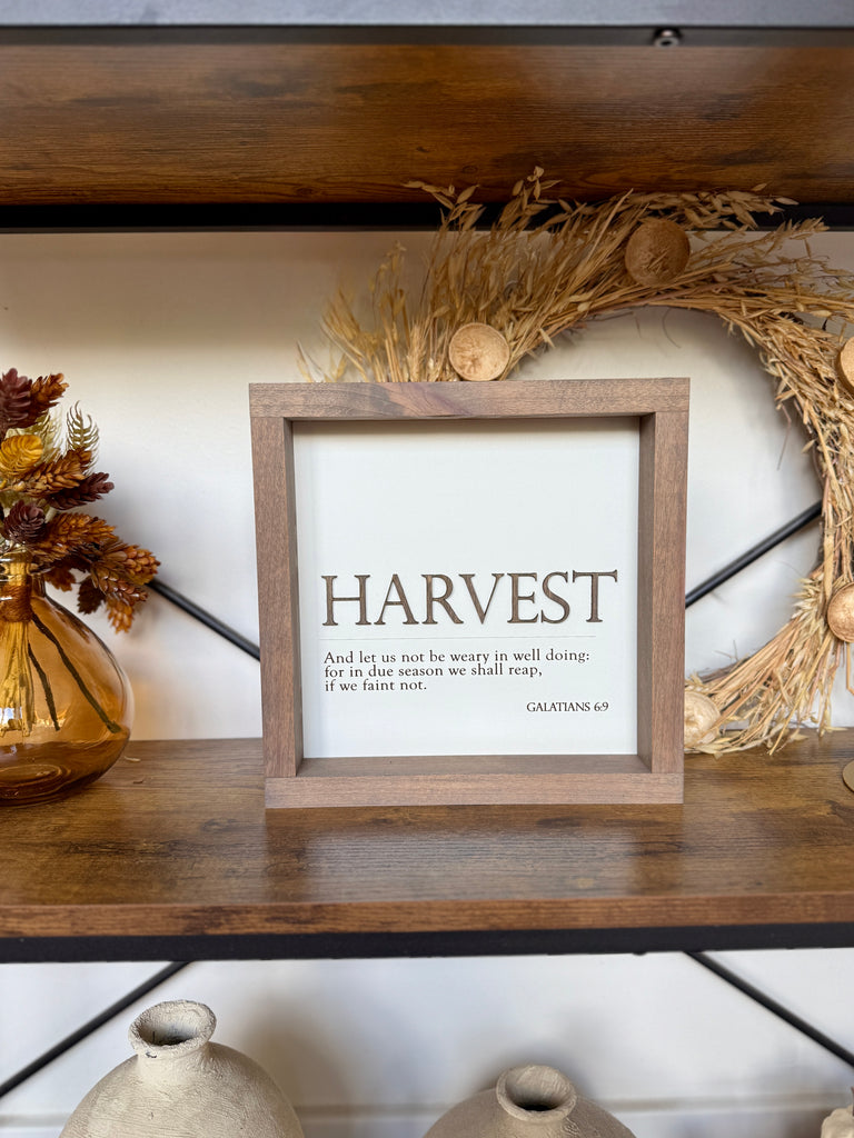 HARVEST -Galatians 6:9