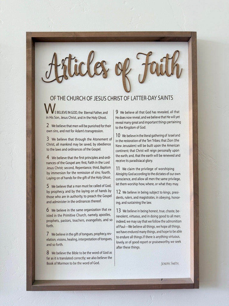 Document Art Farmhouse Style