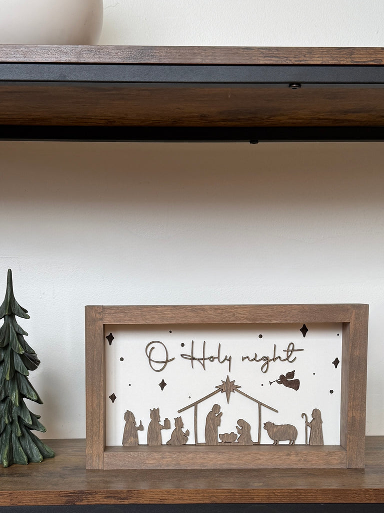 “O Holy night” nativity scene