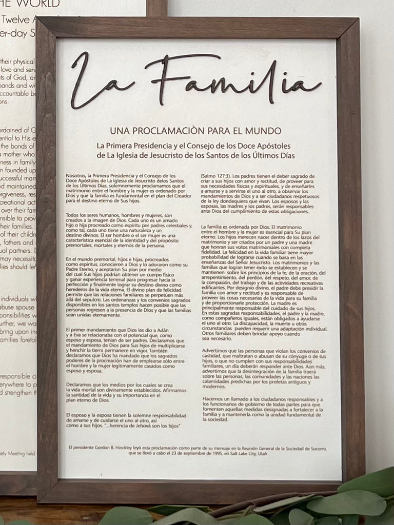 La Familia (Modern style) Document