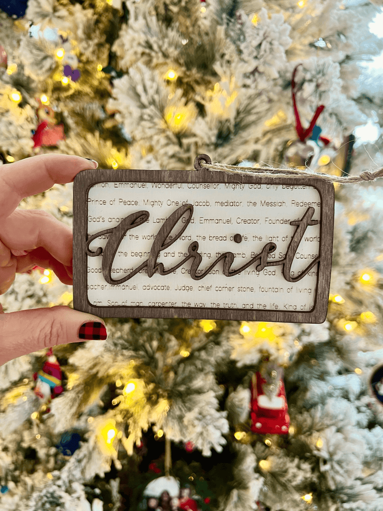Names of Christ Ornament