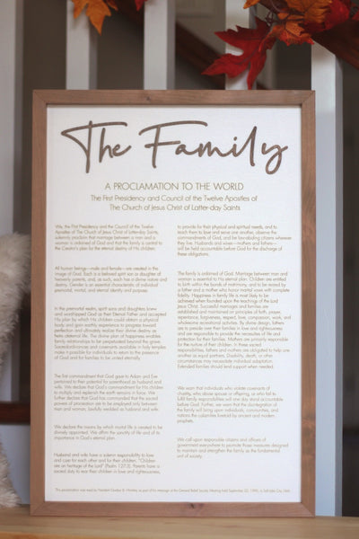 Modern-All three documents- (Articles of Faith, The Living Christ and The Family Proclamation)