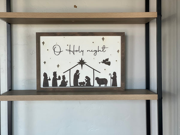 “O Holy night” nativity scene