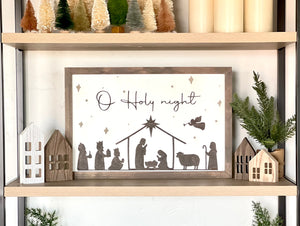 “O Holy night” nativity scene